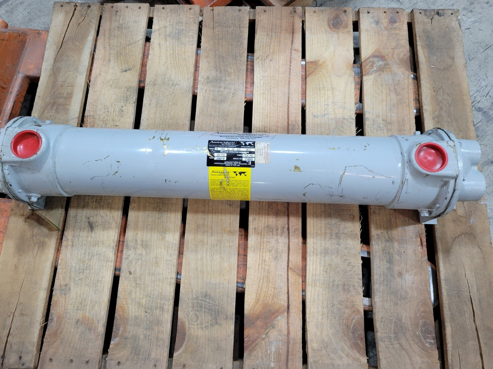 American Industrial AB-1204-B4-FP-STS Heat Exchanger.