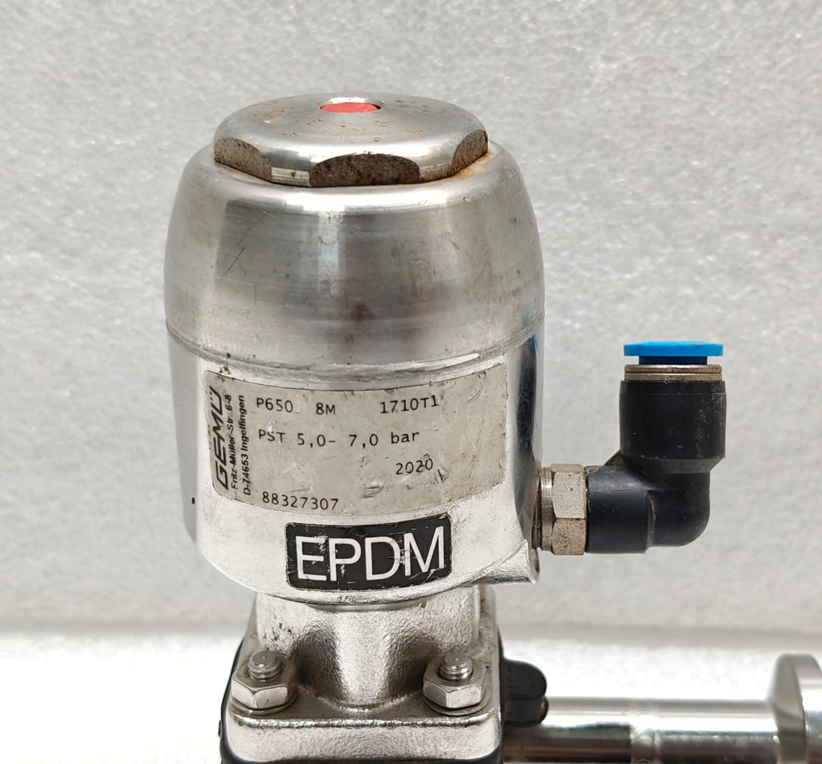 GEMU P650 8M 1710T1 – D74653 INGEIFINGEN 88327307 – P600M 03-01 T1 41 1537 VALVE