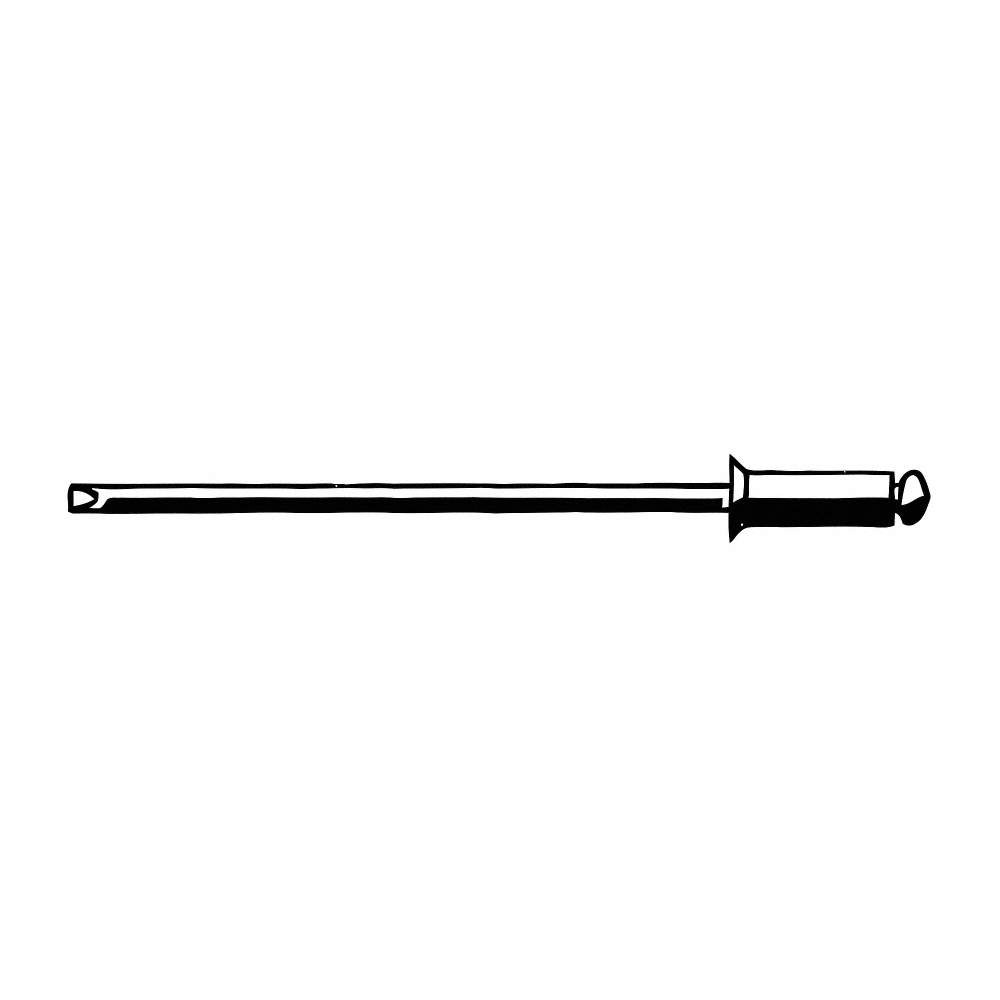 GRAINGER APPROVED U34129.018.6264 Blind Rivet,3/16Inx0.437In,Ctrsk,PK250 32MP82