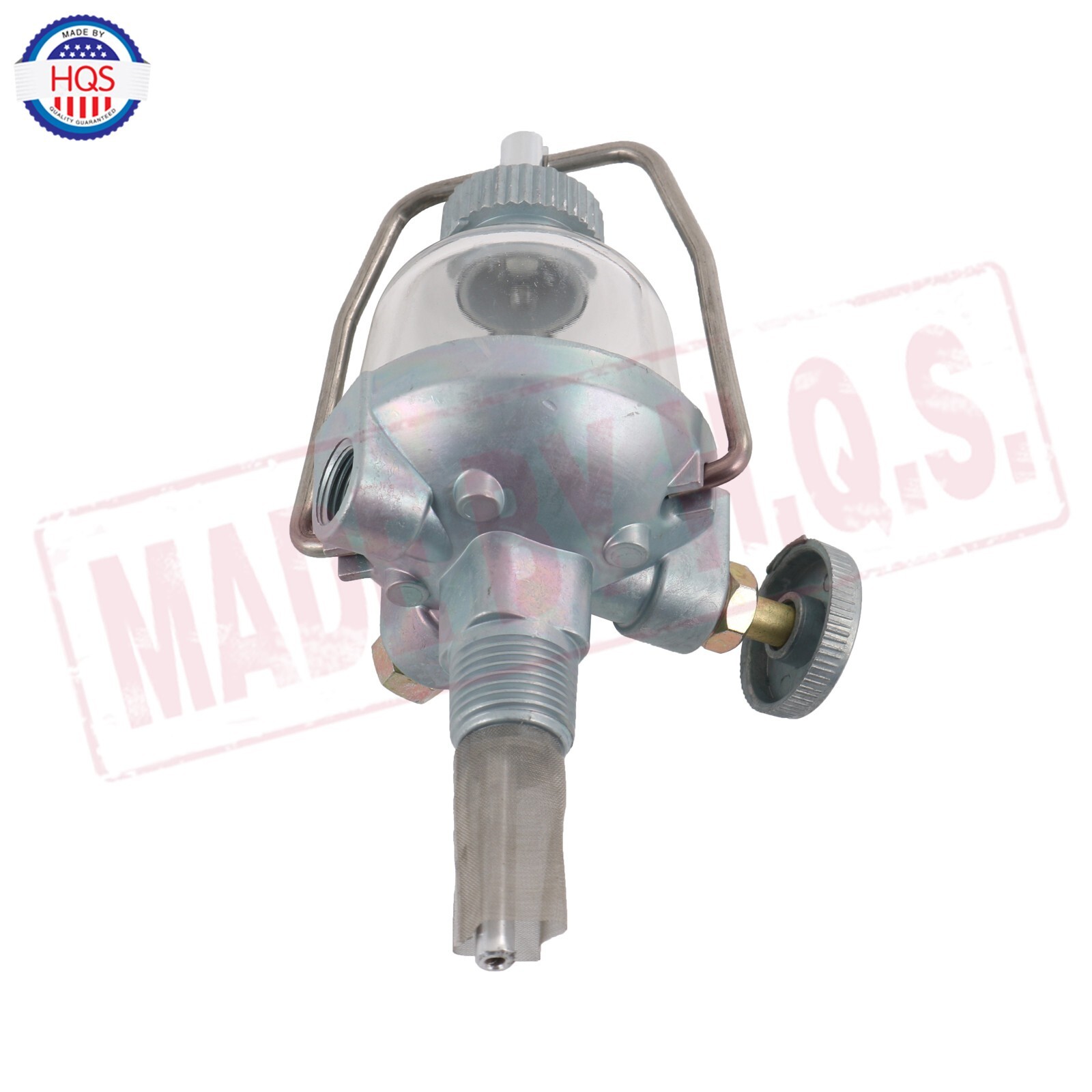 Gas Fuel Sediment Bowl For Ford NAA Jubilee 2N 8N 9N NAA9155 2N9155B w/ Shut Off