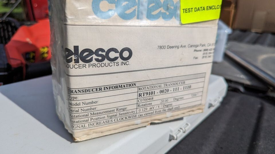 Celesco Rotational Transducer RT9101-0020-111-1110