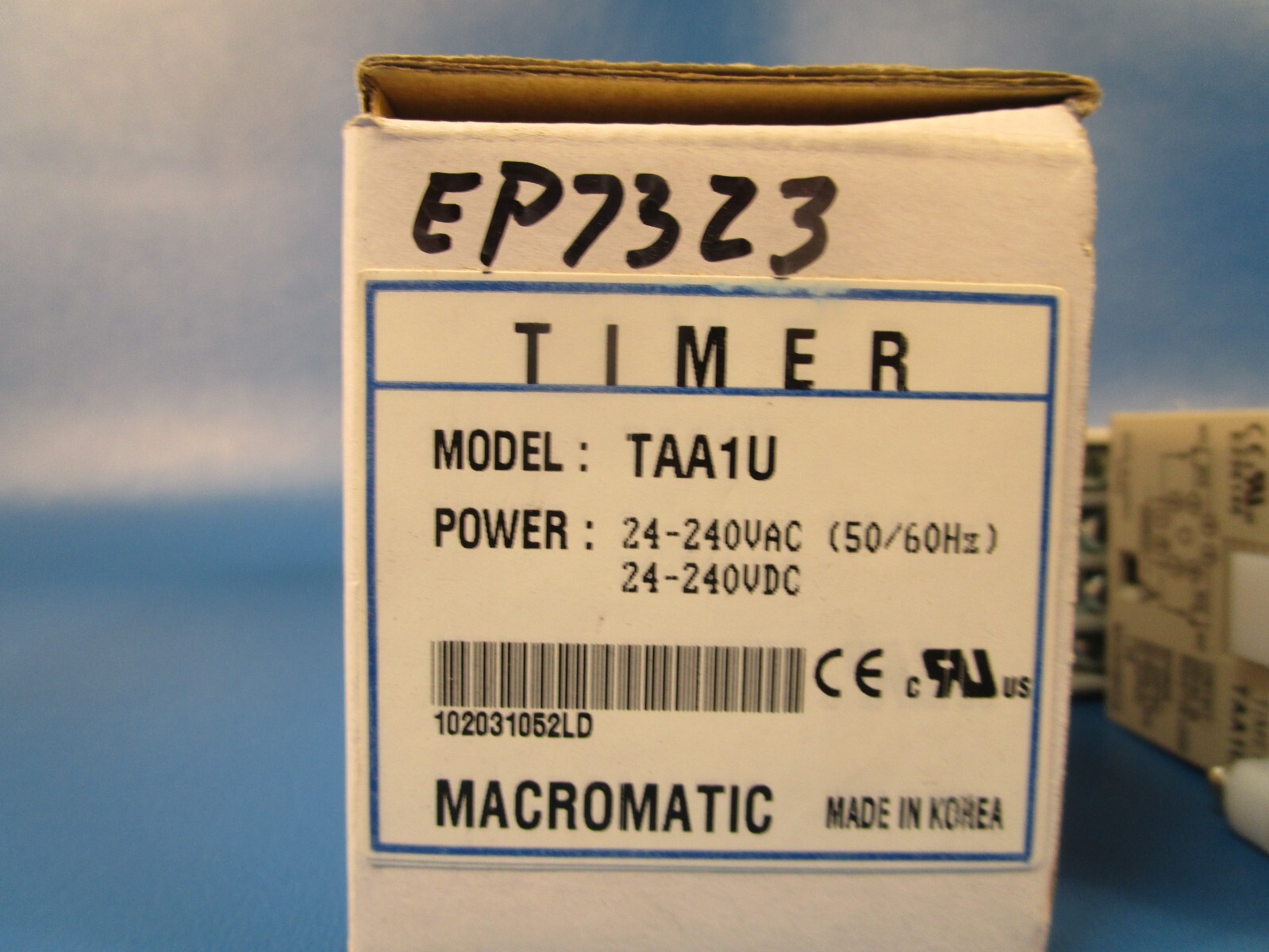 USED MACROMATIC TAA1U, TIMER. TIME DELAY RELAY; Function: MULTI-FUNCTION; Timing