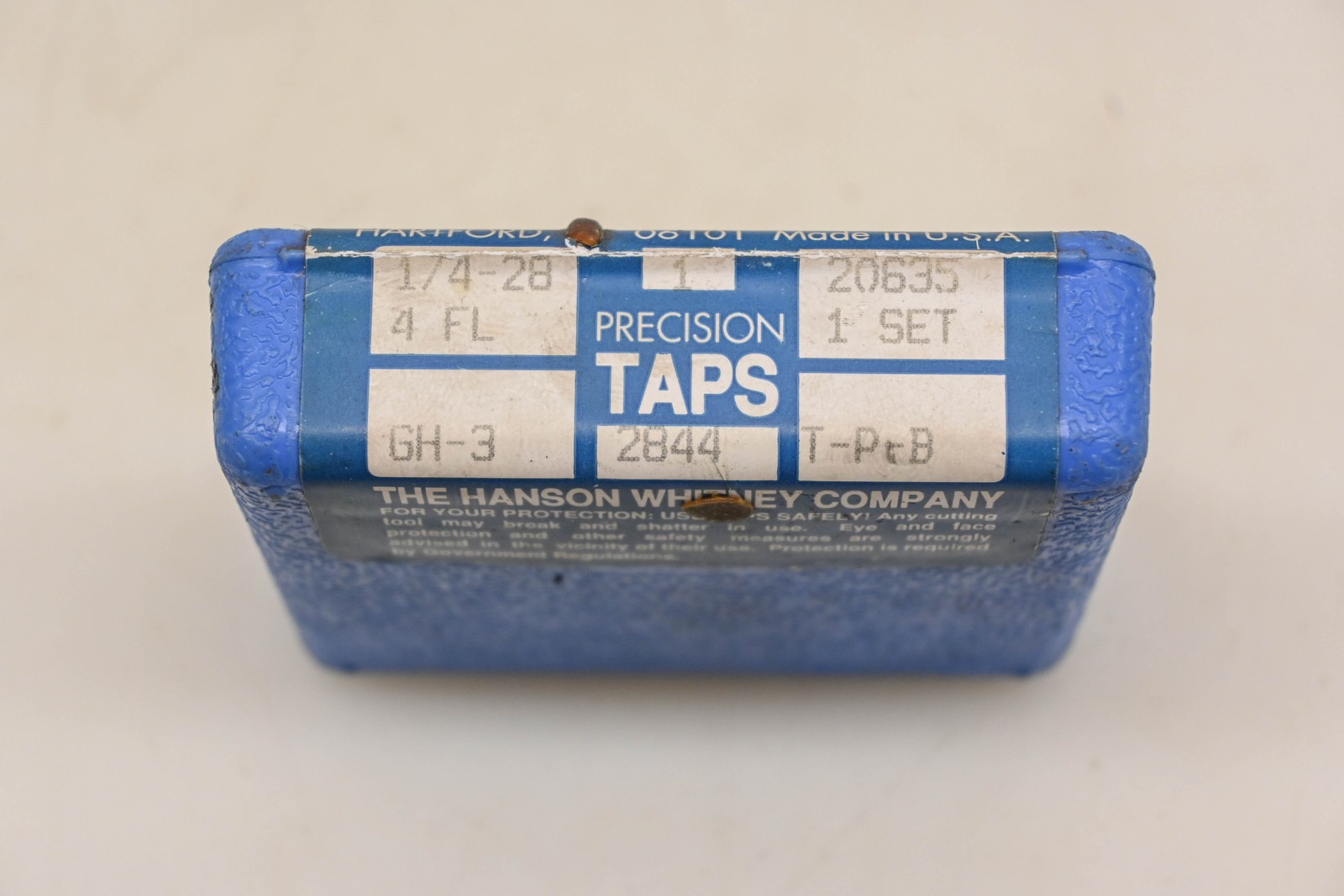Hanson-Whitney 20635, 20636, 20638 1/4″-28 GH3 Hand Tap Kit NOS
