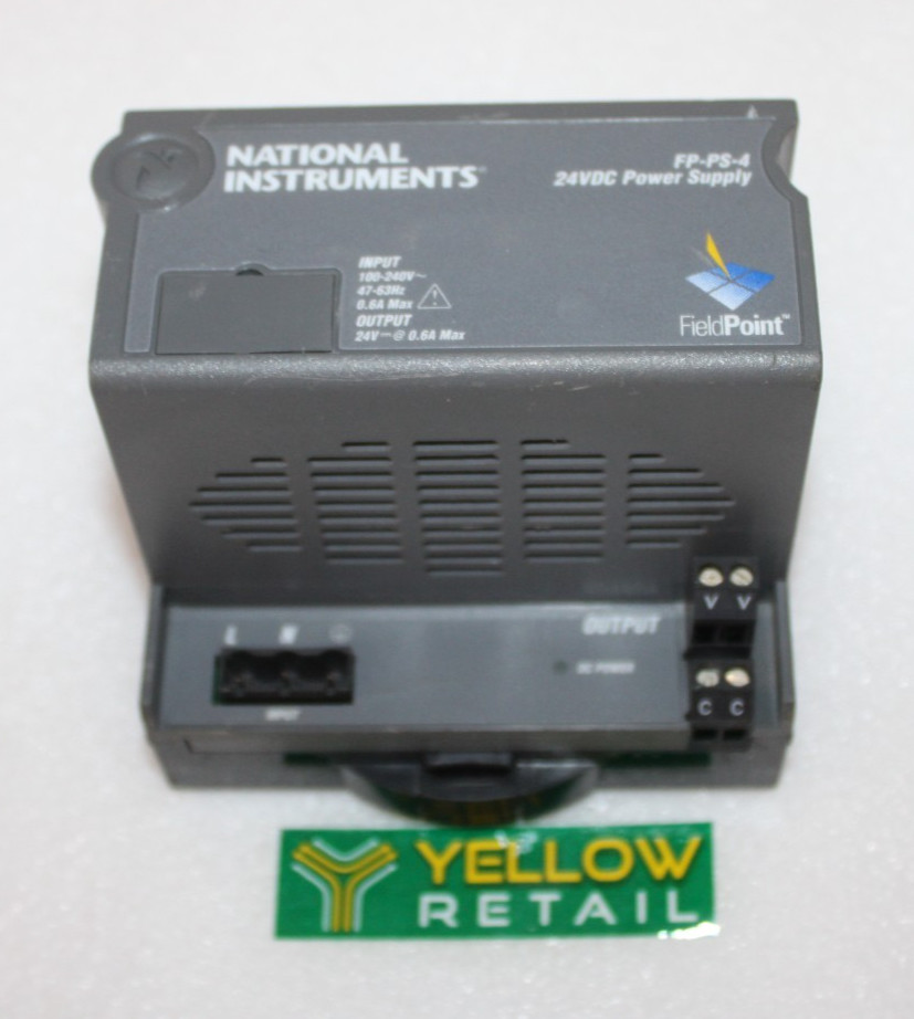 NATIONAL INSTRUMENTS FP-PS-4 FIELDPOINT 24 VDC POWER SUPPLY MODULE 187999A-01