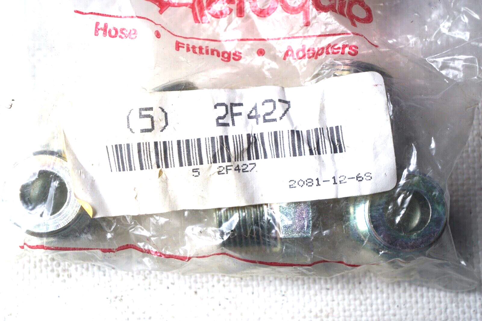 Aeroquip Hydraulic Hose Adapters(8) 3/4 x 3/8 Male x Female, NPTF x NPTF 2F427