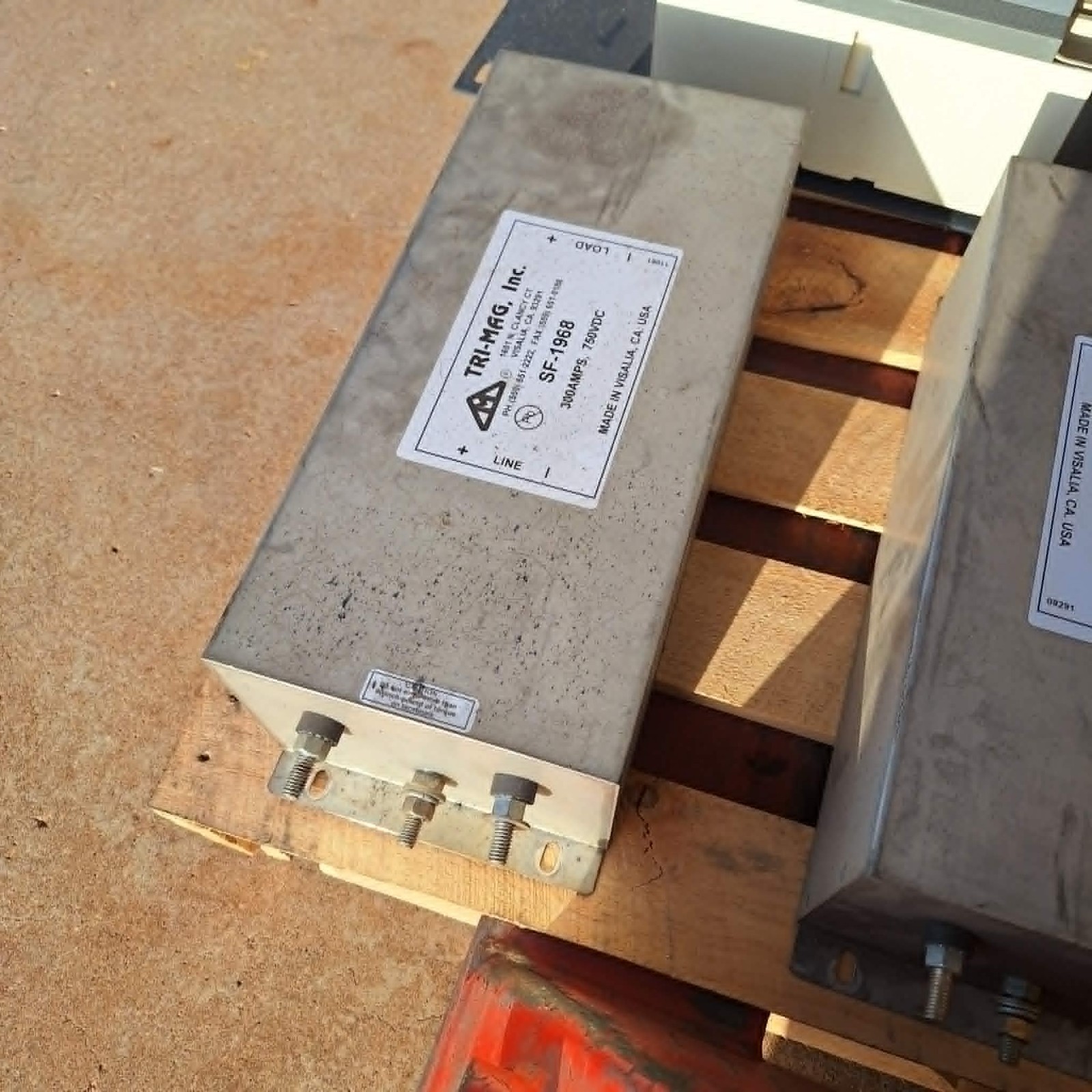 Tri-Mag SF-1968 Industrial DC EMI/RFI Filter – 300A 750VDC – Tested Working