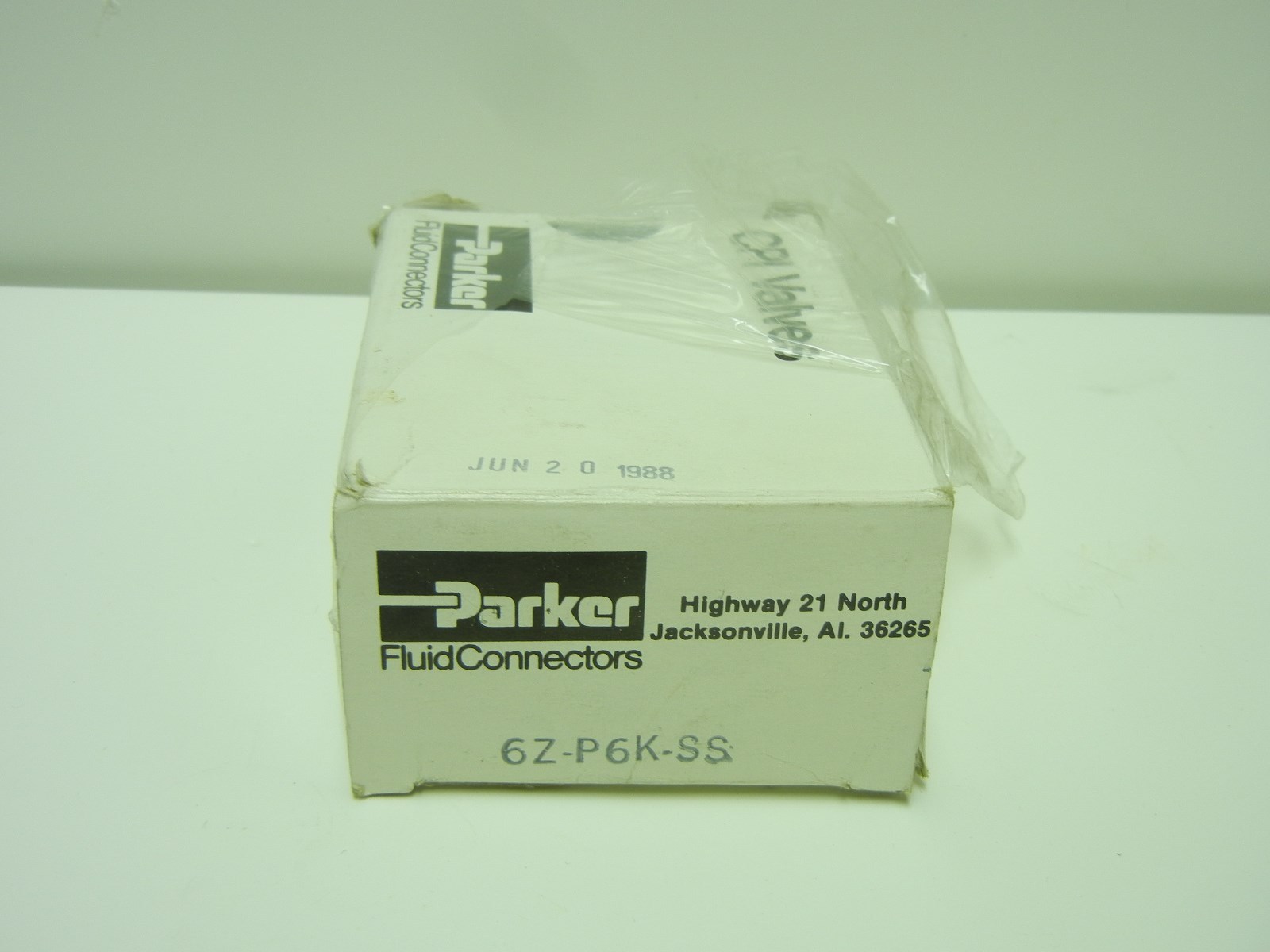 PARKER 6Z-P6K-SS NEW CPI BELLOWS VALVE 6ZP6KSS
