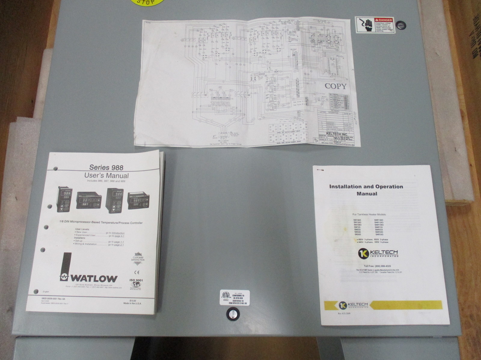 Keltech SN723/480D AcuTemp Safety Shower Heater