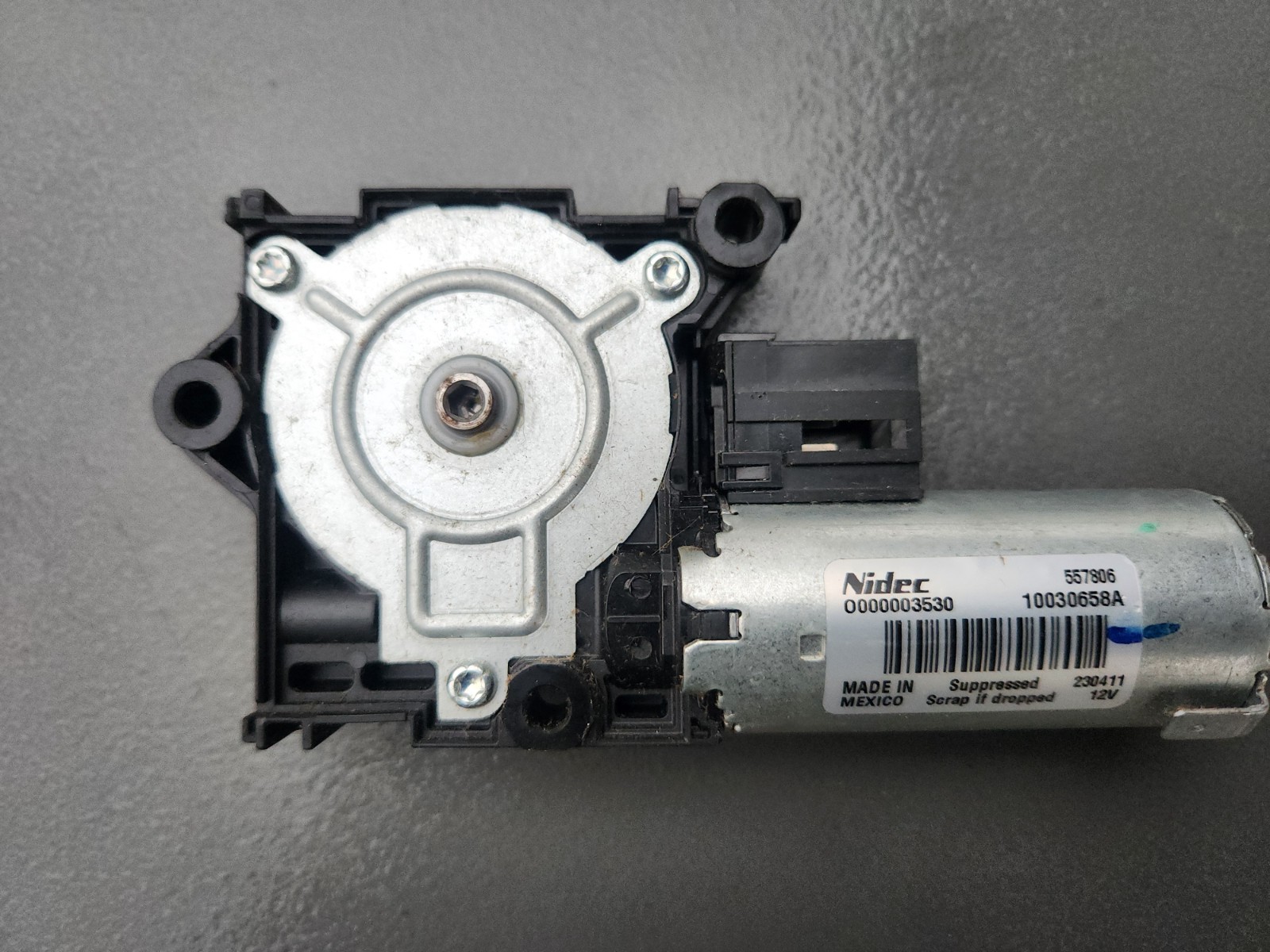 Nidec Motor 10030658A, 557806, 230411, 12v