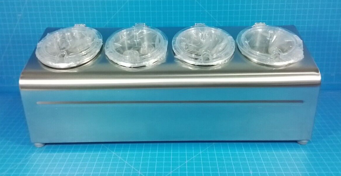 Bloomfield Stainless Steel 4 Condiment Holder 345