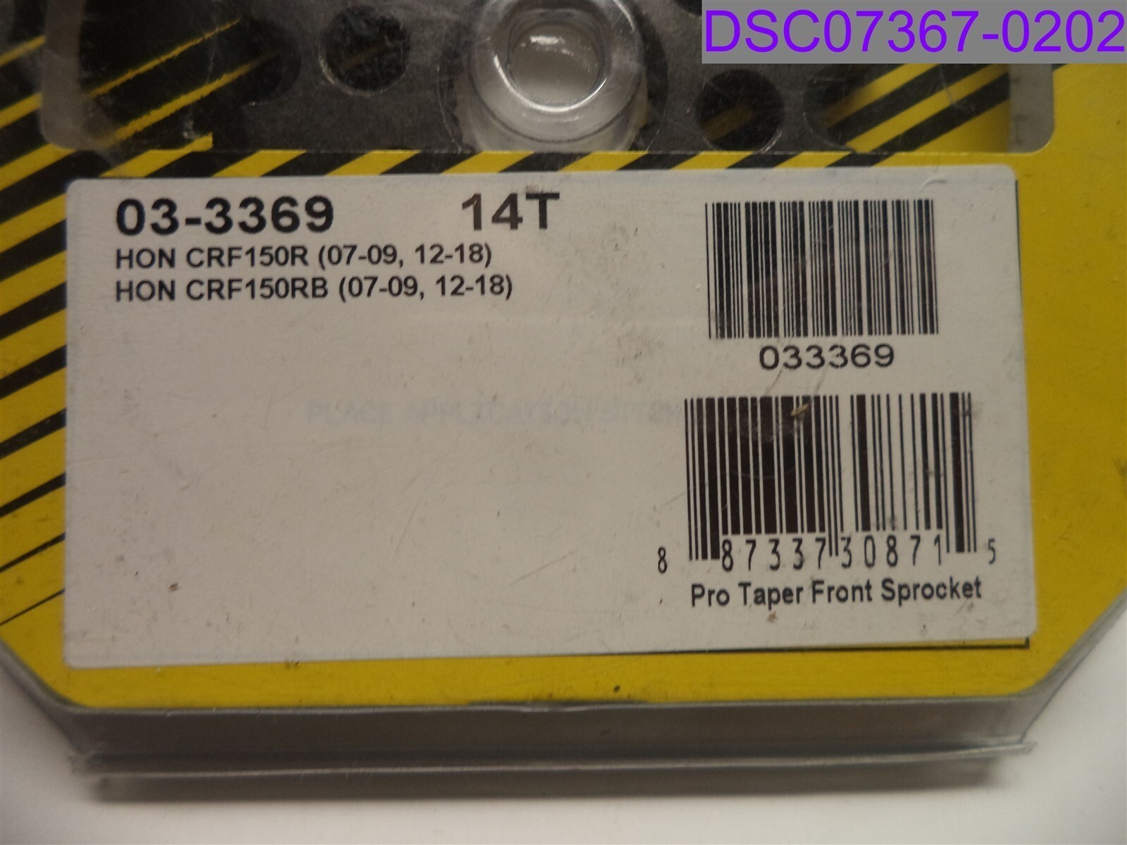 Pro Taper Race Spec MX Front Sprocket 14T P/N 03-3369