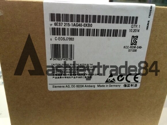 ONE NEW SIEMENS 6ES7215-1AG40-0XB0 DC 6ES7 215-1AG40-0XB0 CPU 1215C