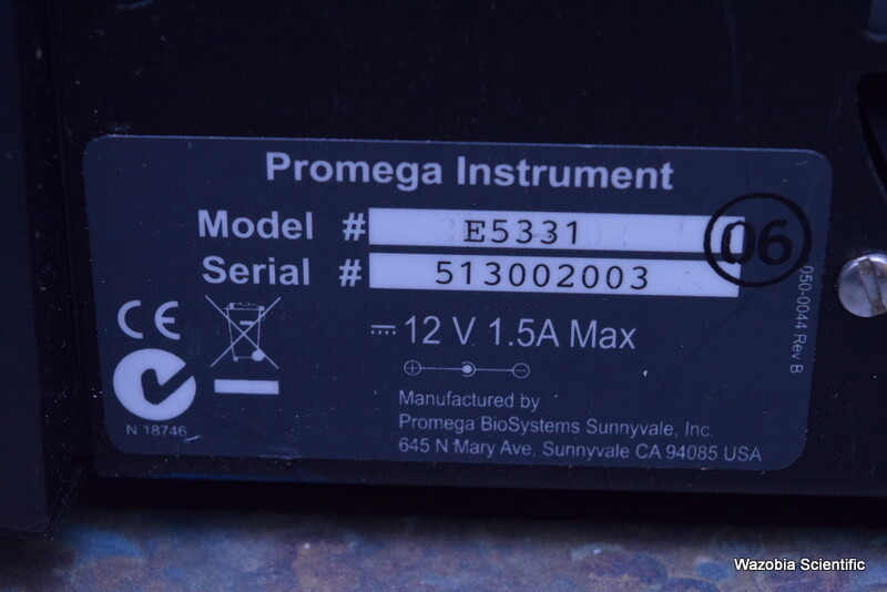 PROMEGA GLOMAX 20/20 LUMINOMETER MODEL E5331