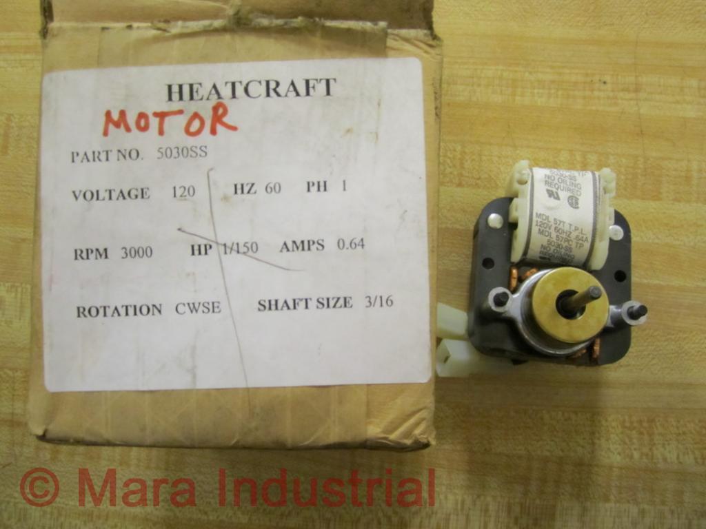 Bohn 5030-SS Heat Craft Motor 5030SS Interlink