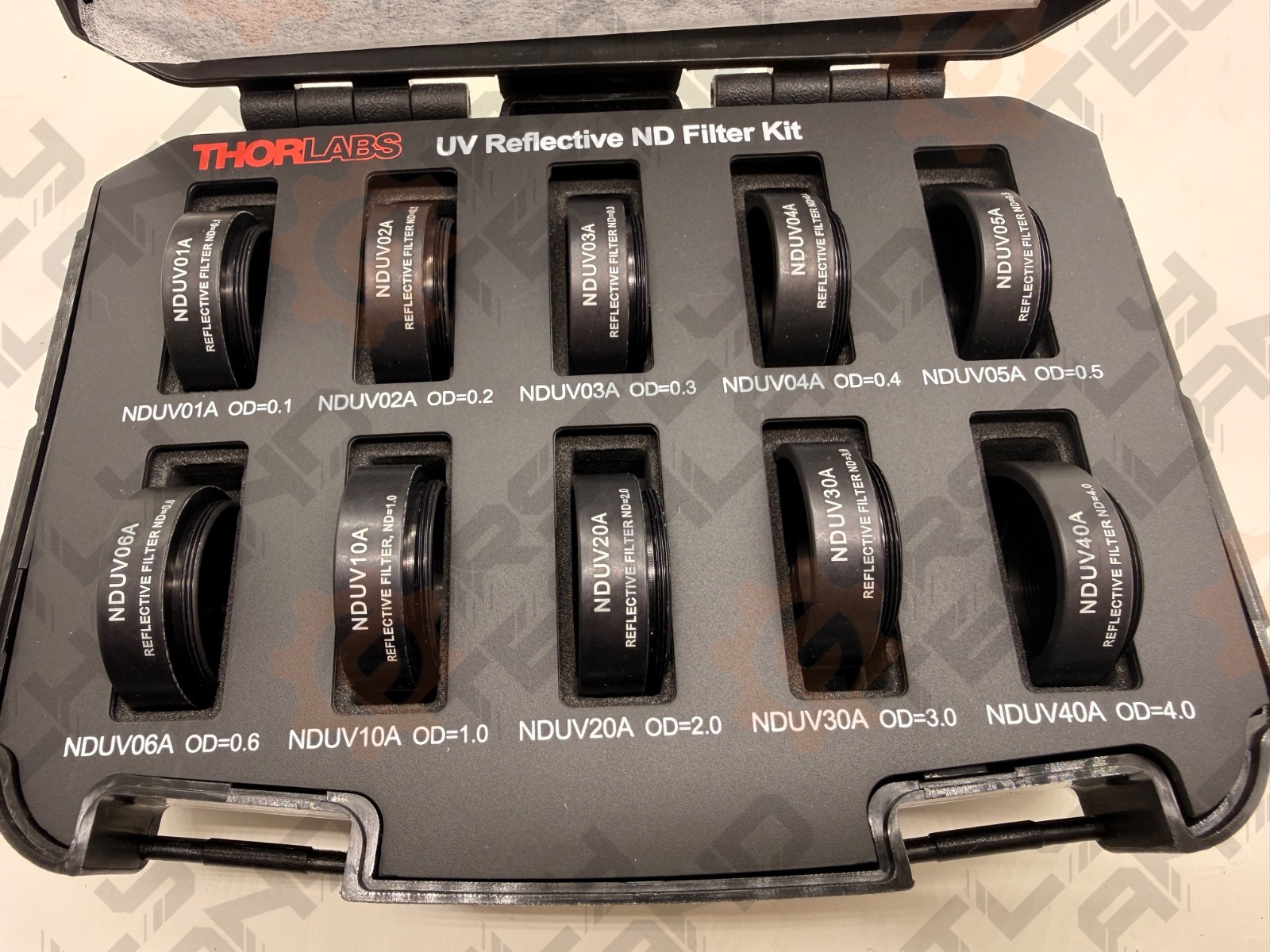 *NEW* THORLABS Box of 10 UV Reflective Filters, SM1 Mounted