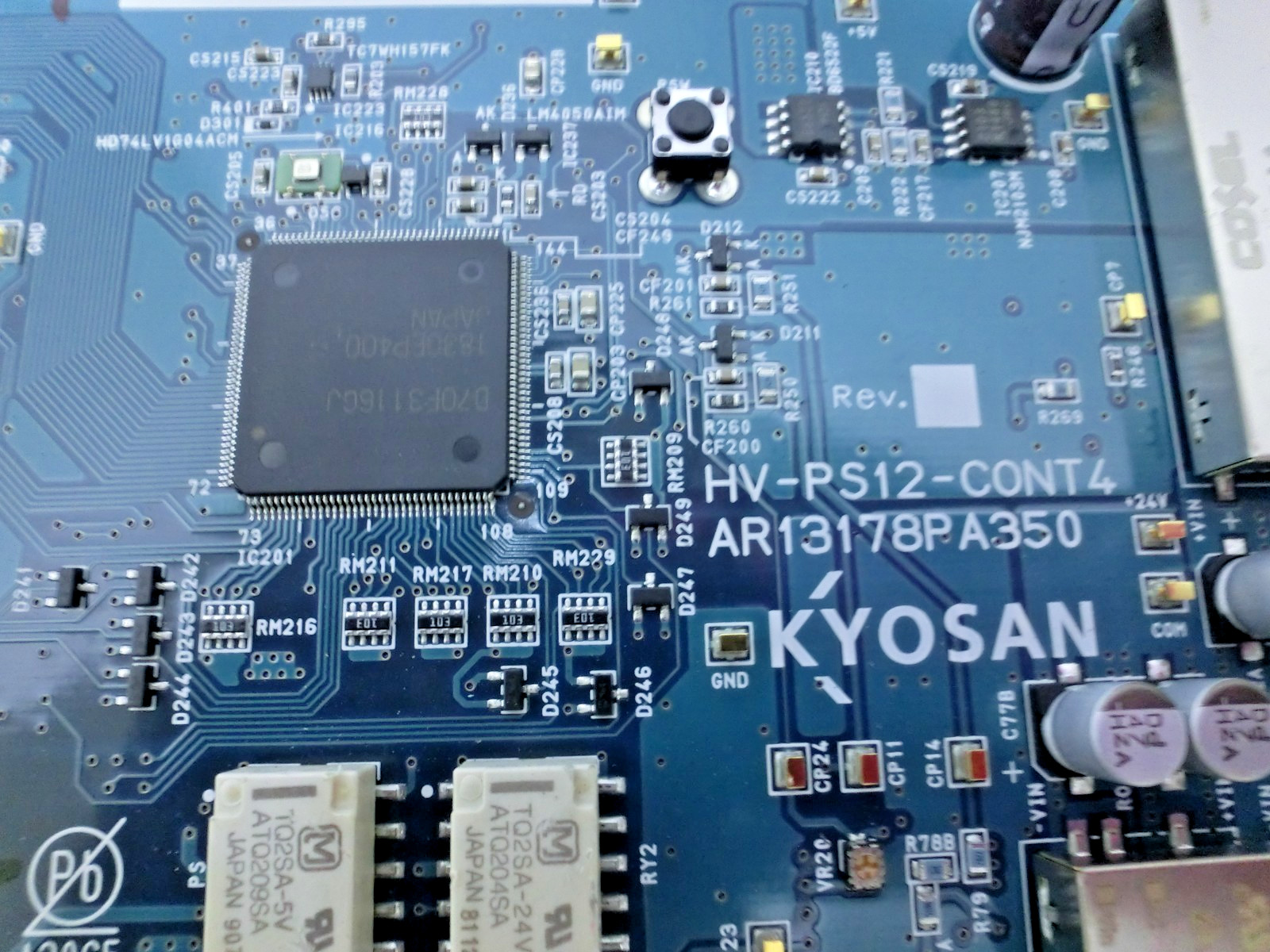Kyosan HV-PS12-CONT4 AR13178PA350 Board,Used,Jp~A123