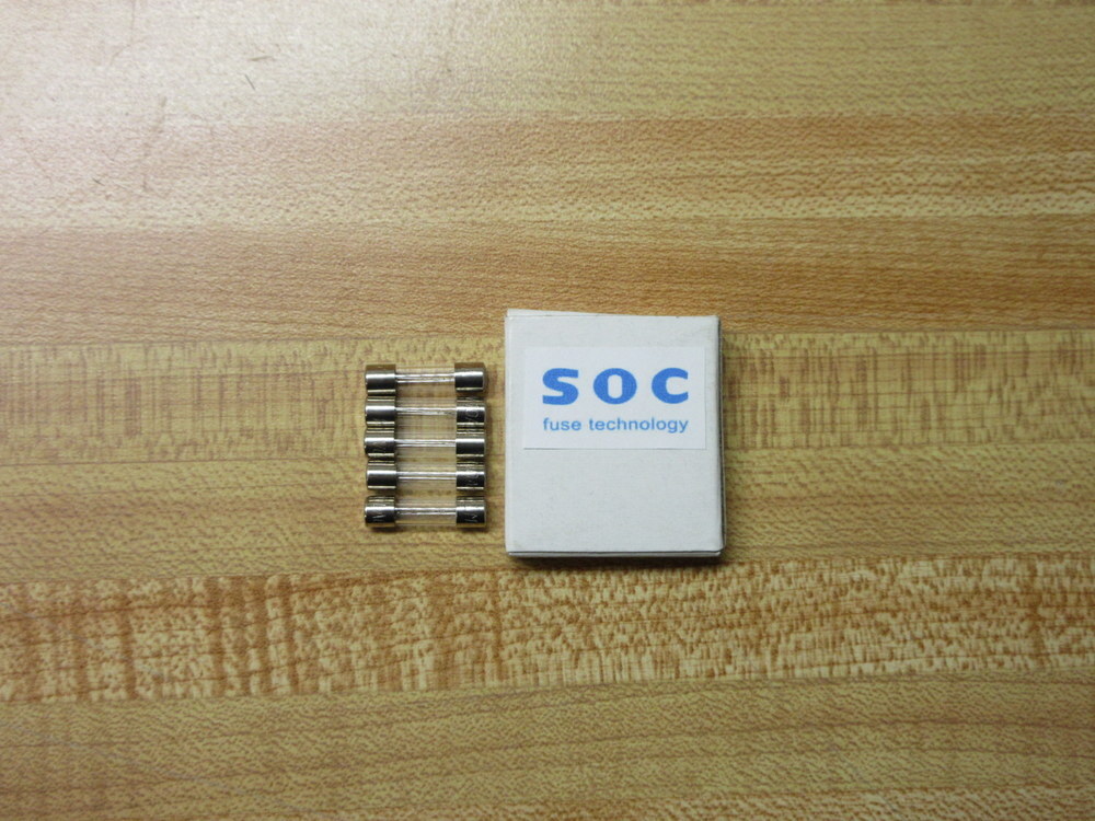 SOC MQ4-250V-10A Fuse MQ4-10A Fine Wire Element (Pack of 5)