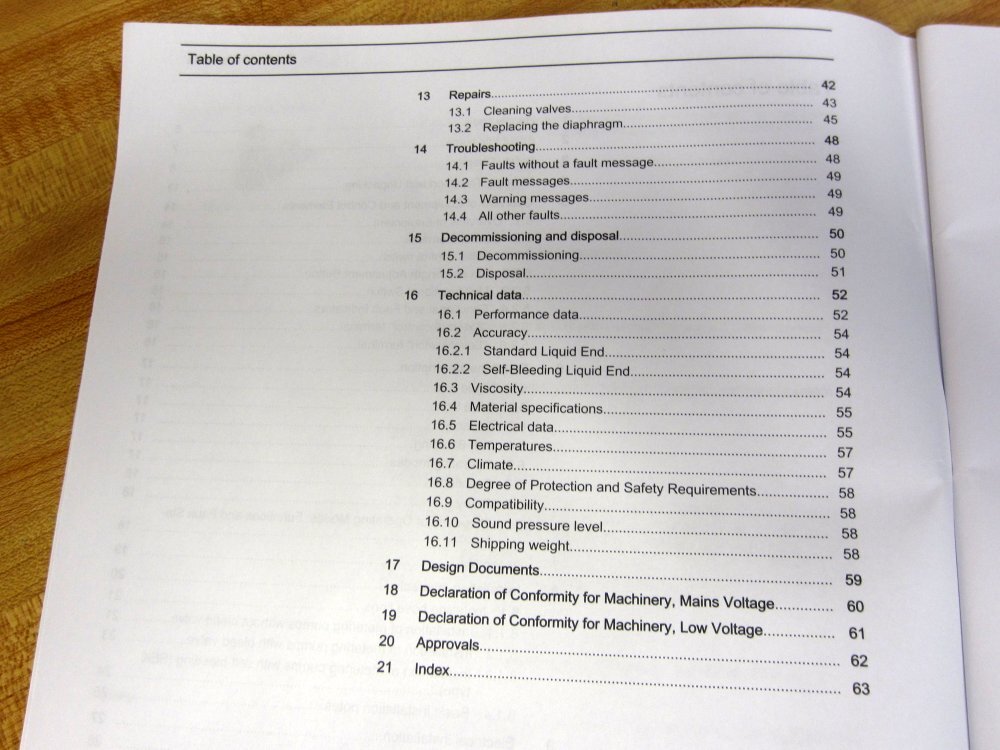 ProMinent 986356 Solenoid Metering Pump Operating Instructions