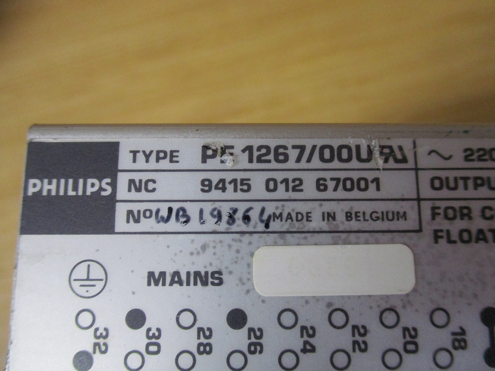 Philips PE1267/00U Power Supply PE126700U