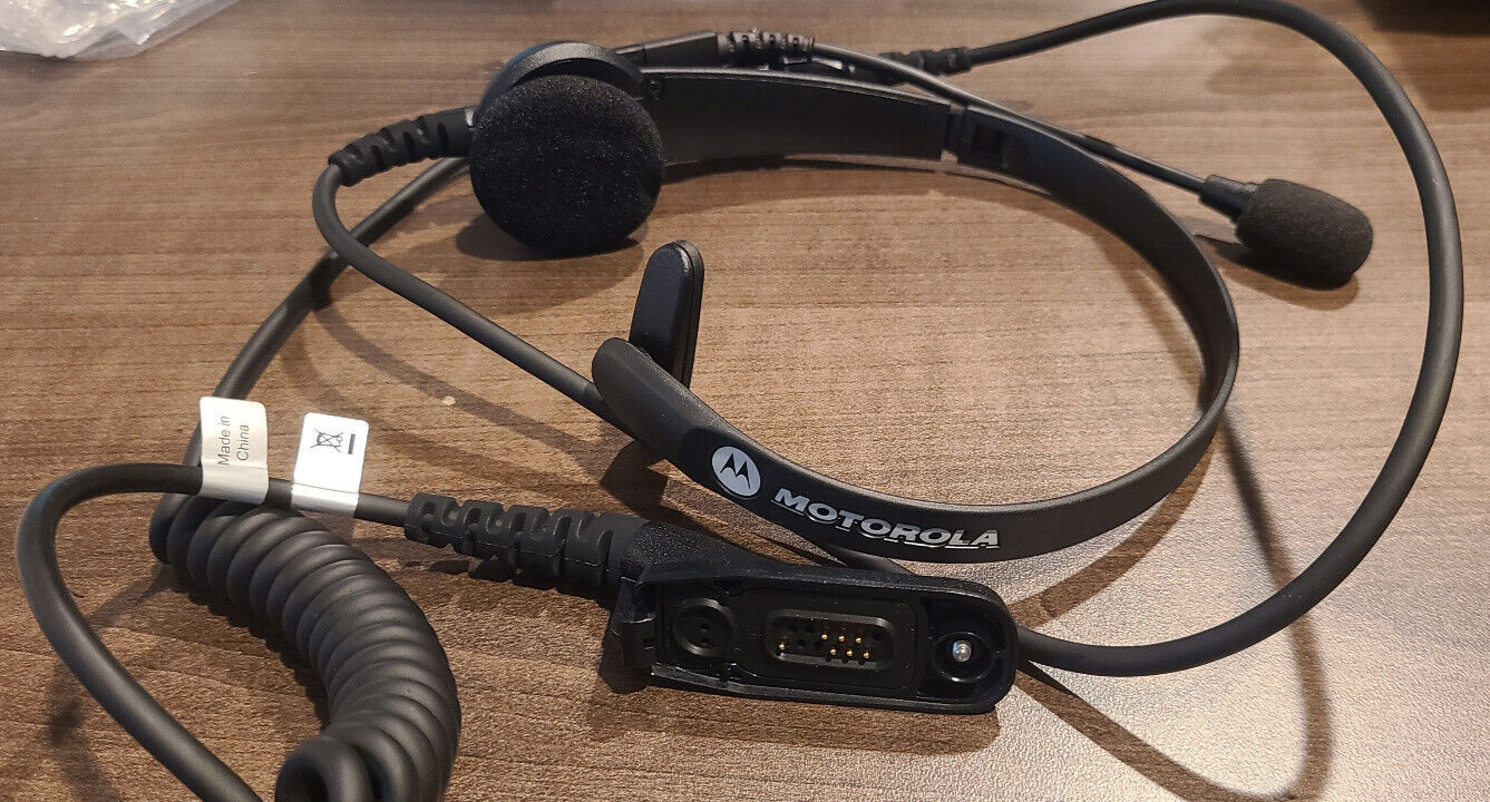 Motorola Rmn5058a Headset Push To Talk for APX, XTS, XPR – NEW IN BOX