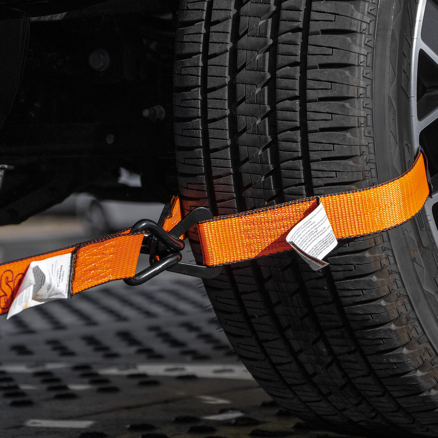 Car Tie Down Axle Strap – Wear Pad – 2×36″, 4 Pack – PROSeries – 3300 lbs SWL