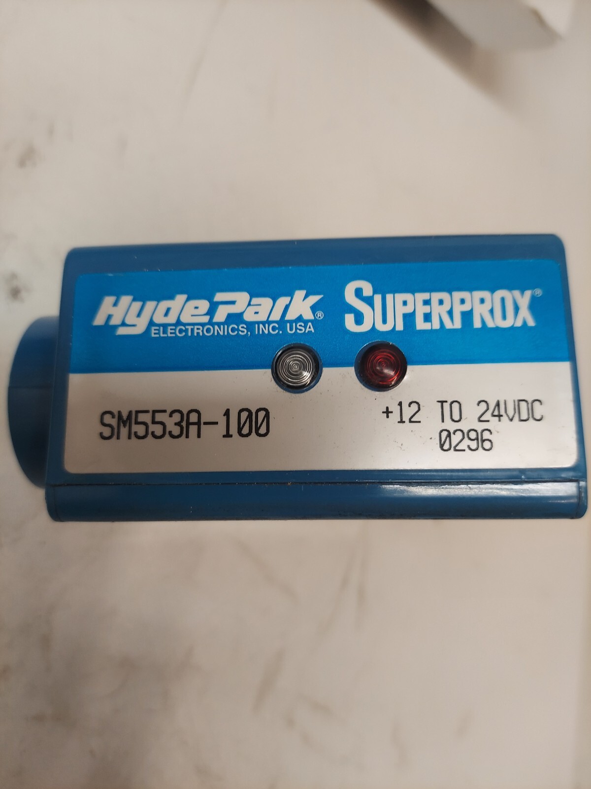 SM553A-100 HYDE PARK SUPERPROX ULTRASONIC PROXIMITY SENSOR+12 TO 24DVC New 2 AVA