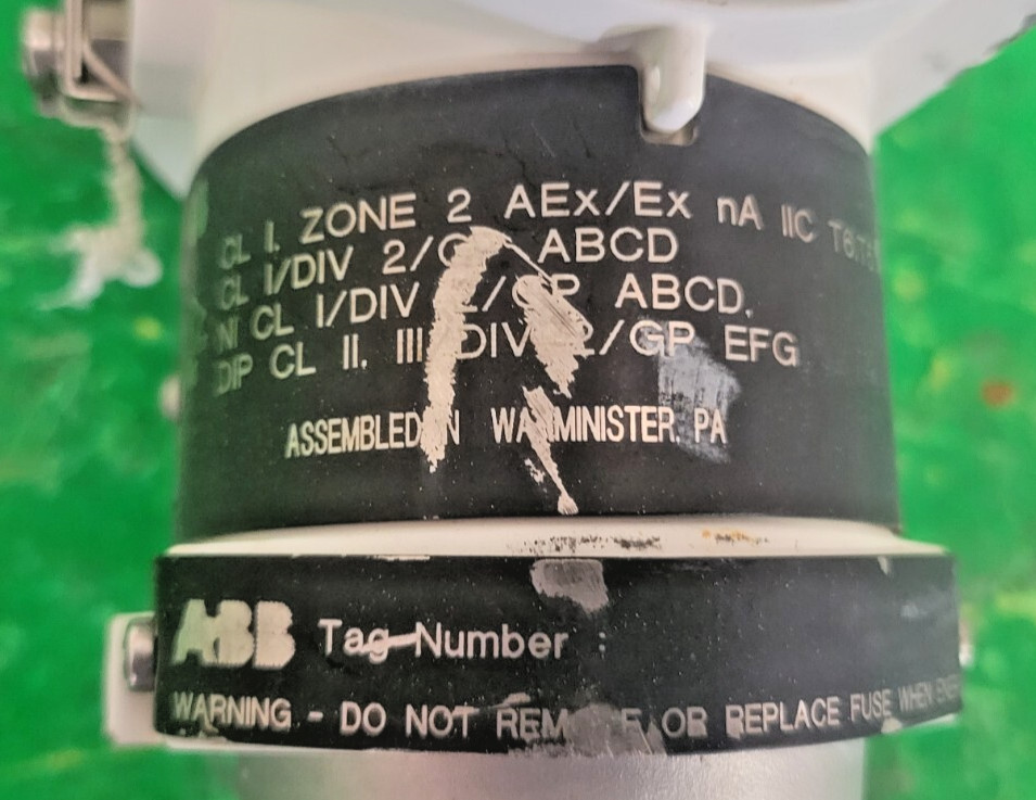 ⚡ABB VORTEX MASTER FLOWMETER 3″ DN80 CL 600 PESSCO OFFERING 1 G051525-8-9 🗽