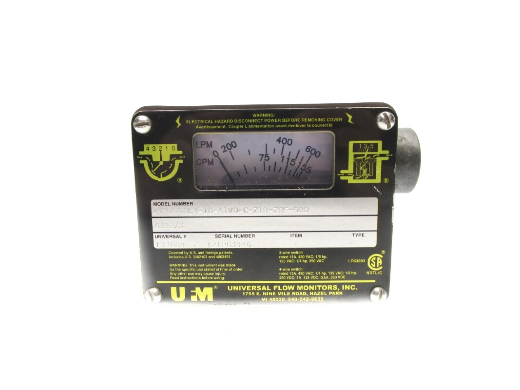 UFM WVM155GLM-16-A1WD-C-Z18-ZRF-50D NSNP