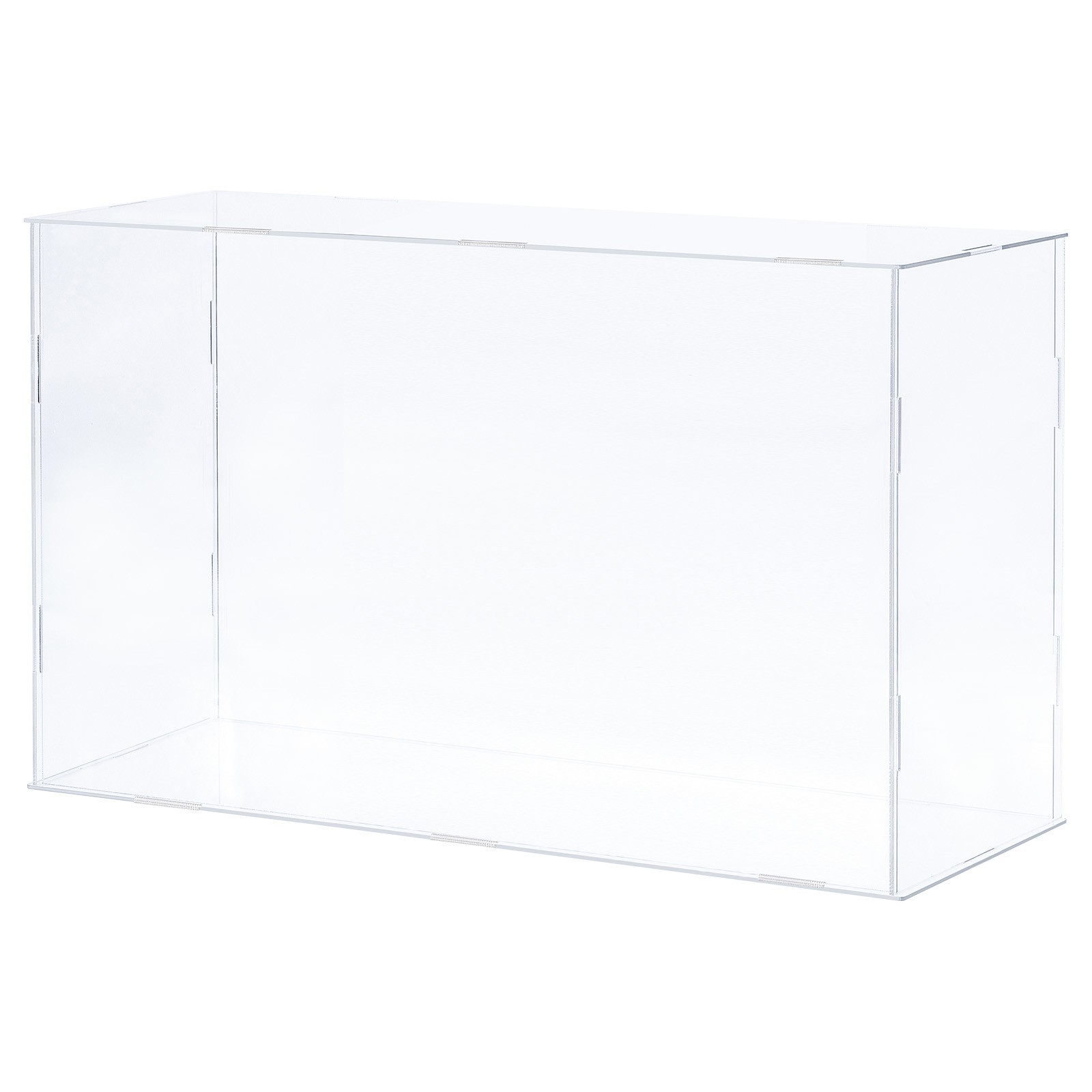 Acrylic Display Case Plastic Box Cube Storage Dustproof Showcase 41x16x25.5cm