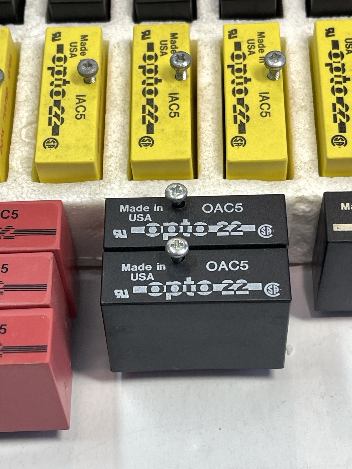 Opto 22 LOT PB-8 Board OAC5 ODC5 IAC5 OAC24 IDC RELAYS PARTS ONLY