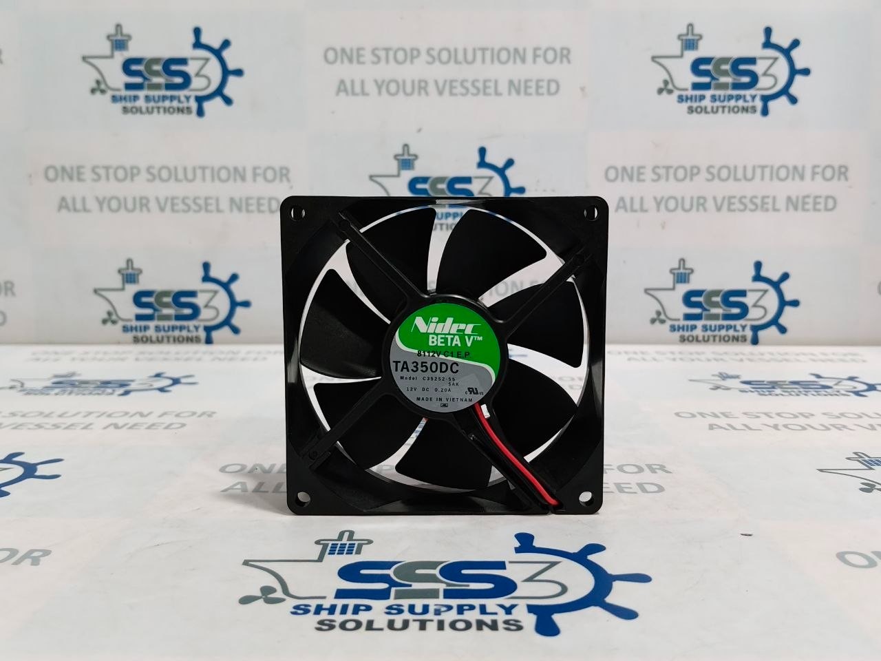 Nidec TA350DC C35252-55 12V DC 0.20A Brushless Cooling Fan (Lot of 4 pcs)