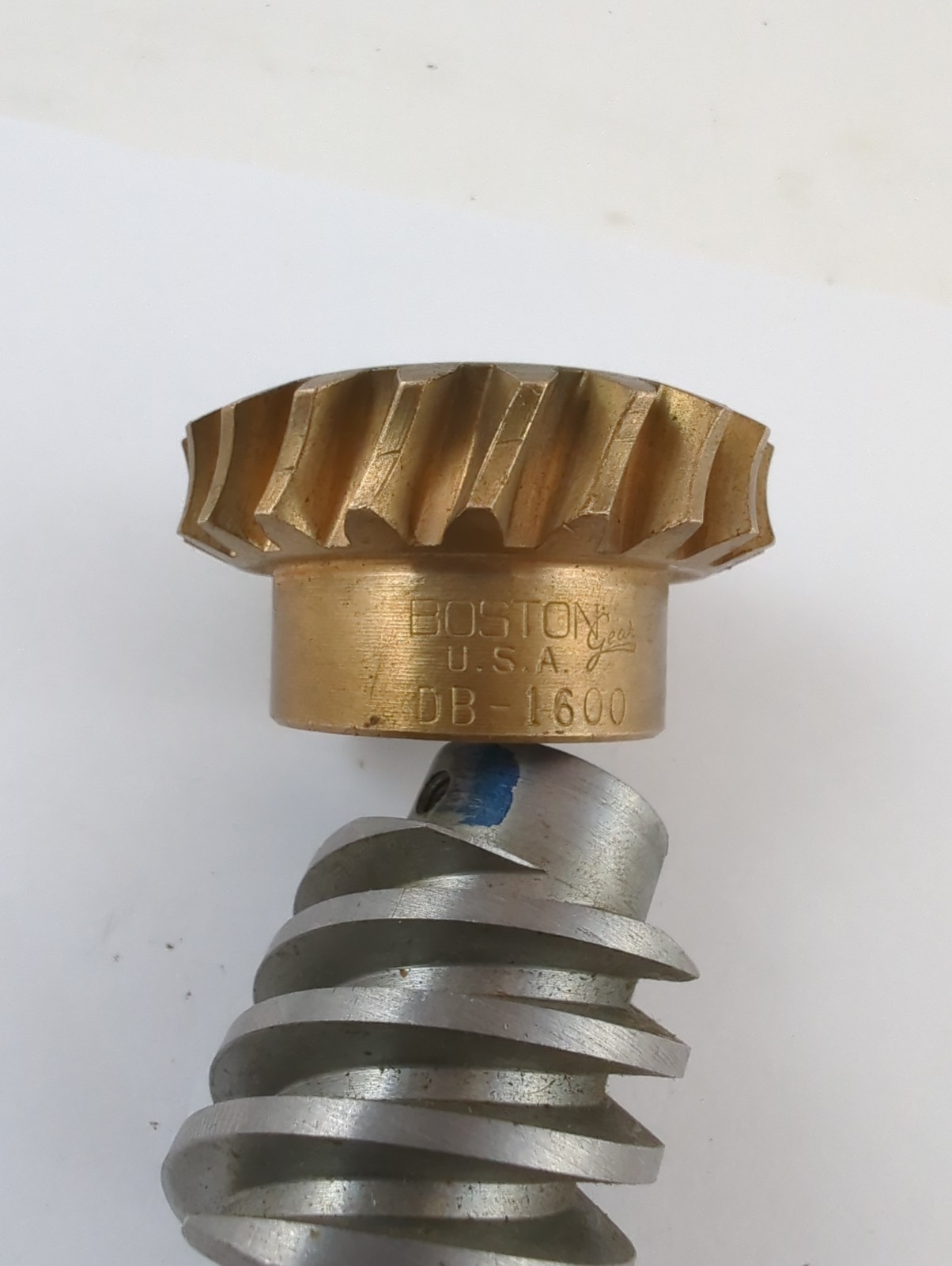 Boston Gear Bronze Worm Wheel Gear Set 5:1 Reduction 12 DP 14.5 PA 20 Teeth