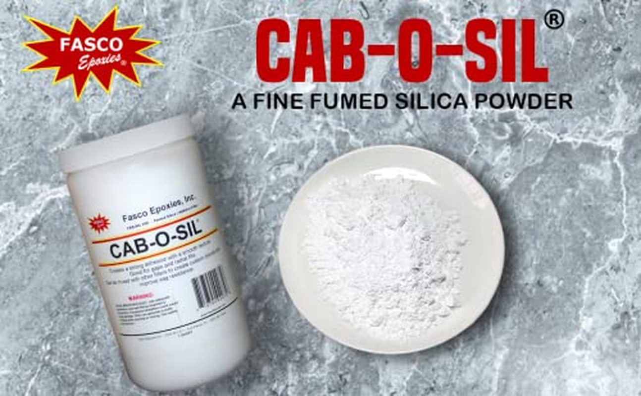 – Fasco Cab-O-Sil Fumed Silica Thickener in Quart Tub