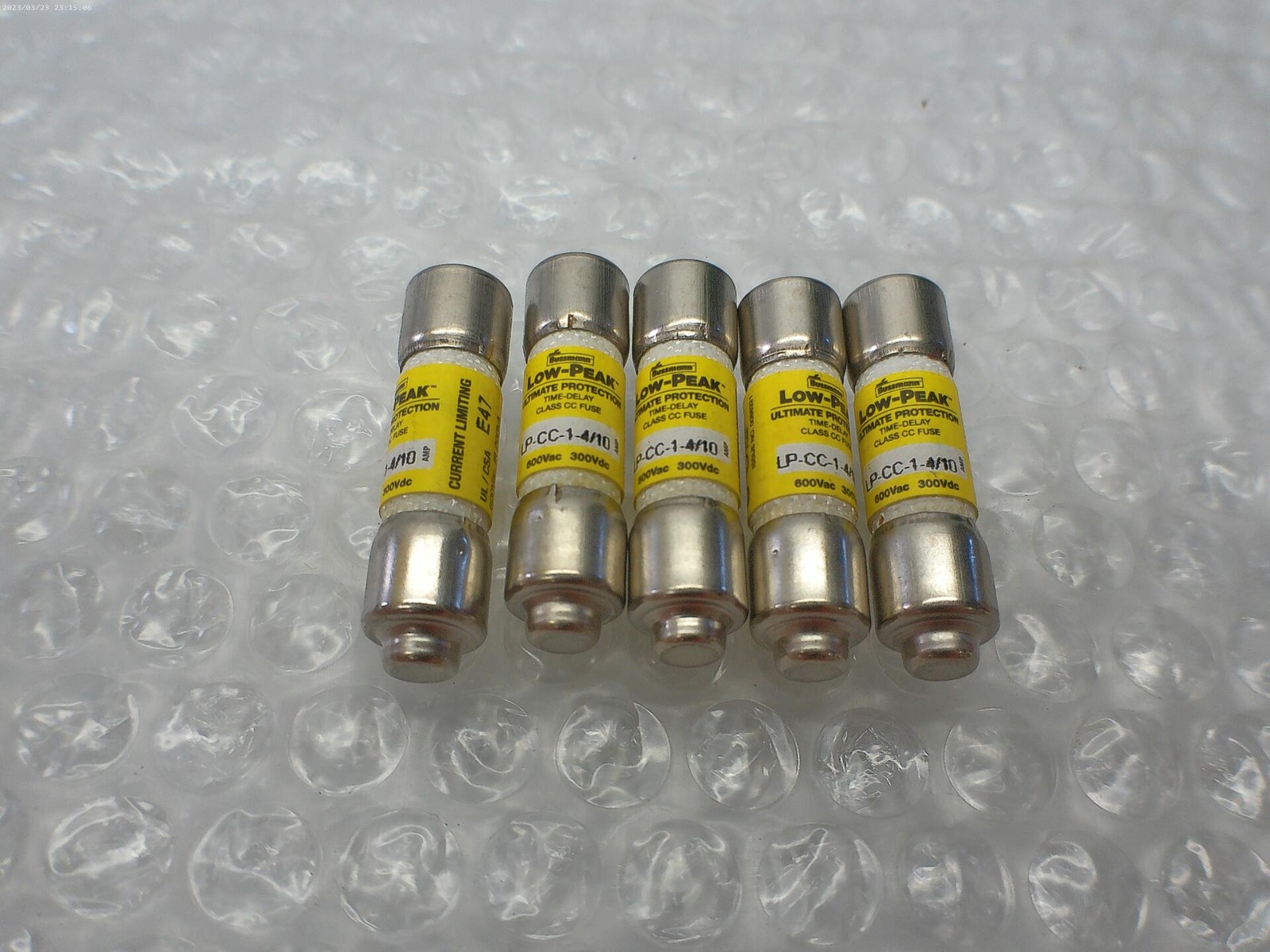 BUSSMANN LP-CC-1-4/10 FUSE PKG OF 5 NSMP