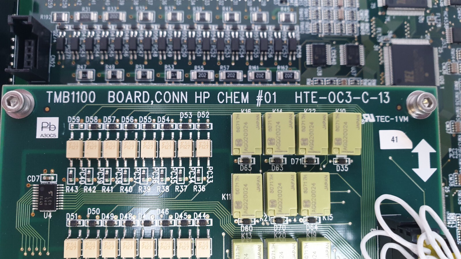 Tokyo Electron Limited PCB Board Assembly – TMB1700 + TMB1100 – HTE-0V5-B-11