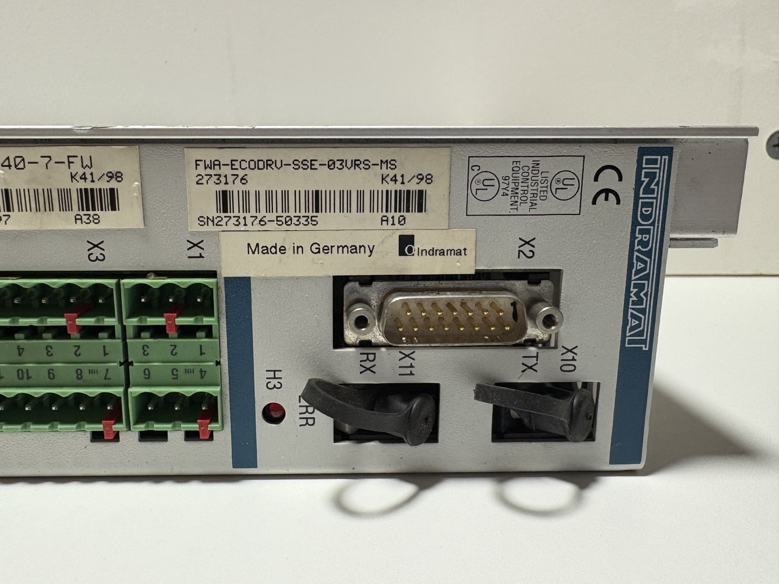 Bosch Rexroth Indramat DKC02.1-040-7-FW Servo Drive | ECODRIVE 3xAC 380–480V 12A