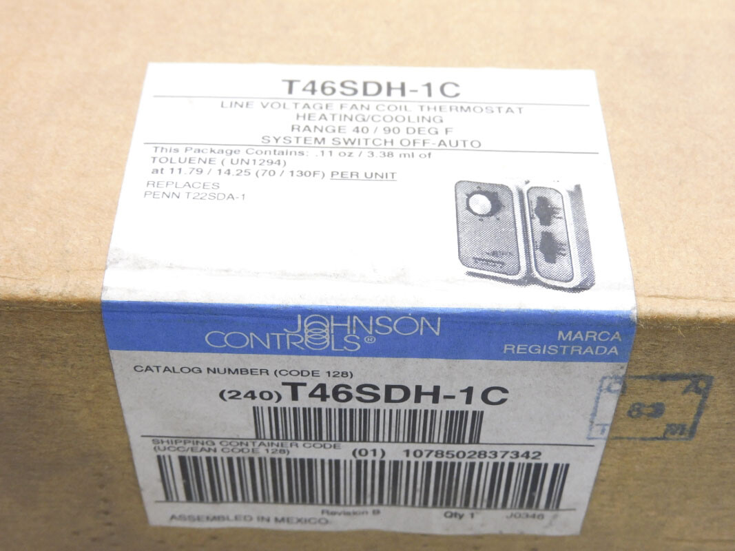 JOHNSON CONTROLS T46SDH-1C 40-90’F NSMP