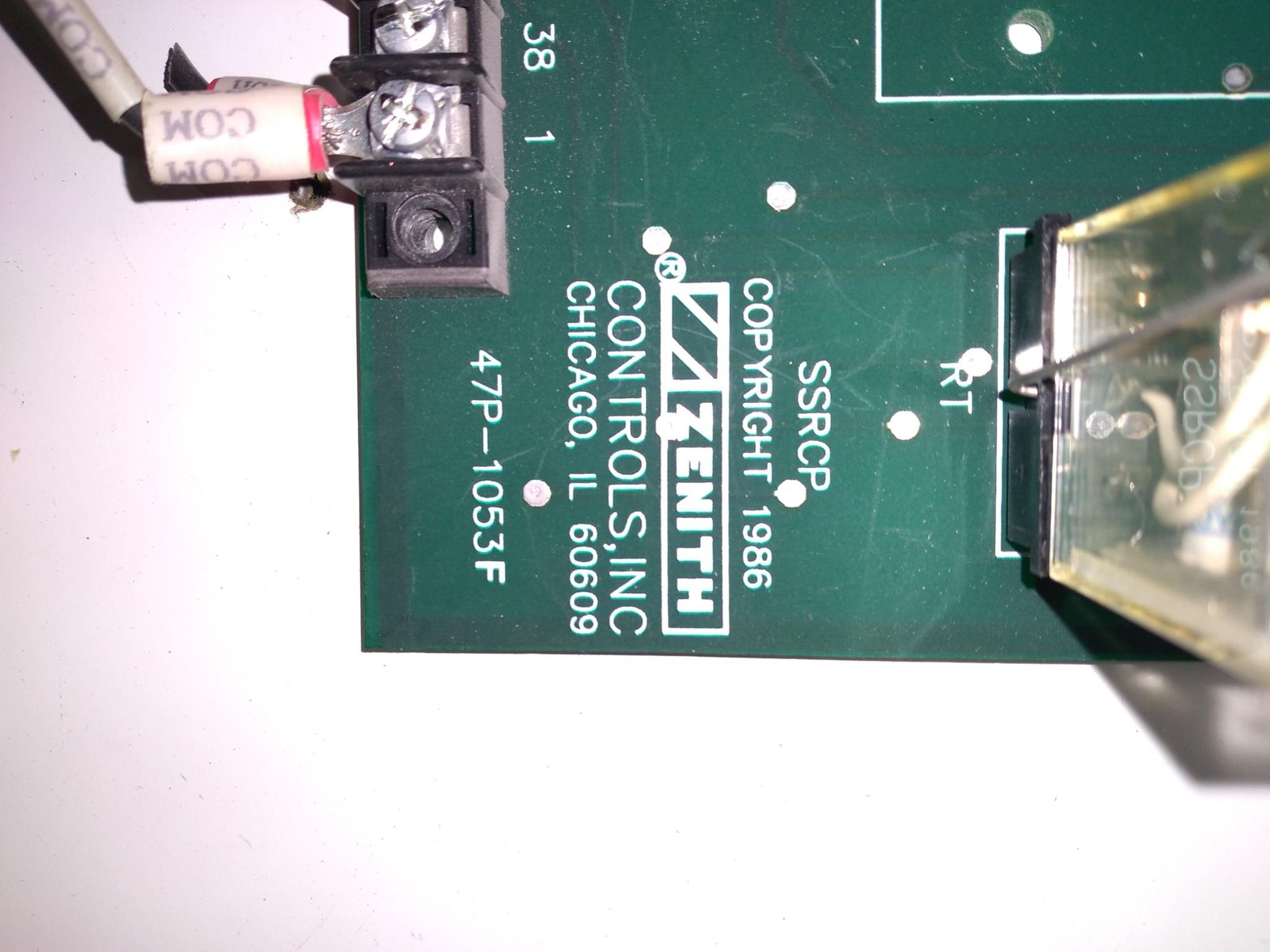 ZENITH CONTROLS 47P-1053F