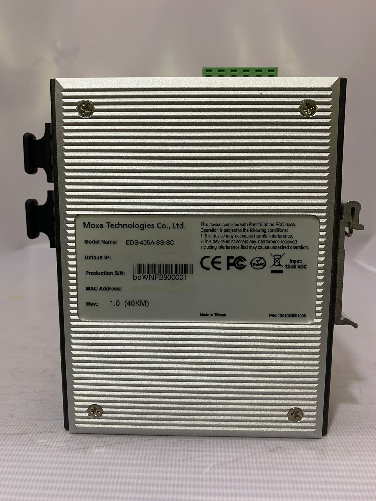 Moxa / Managed Redundant Switch 3Tx+2 (Ethernet Switch) / EDS-405A-SS-SC