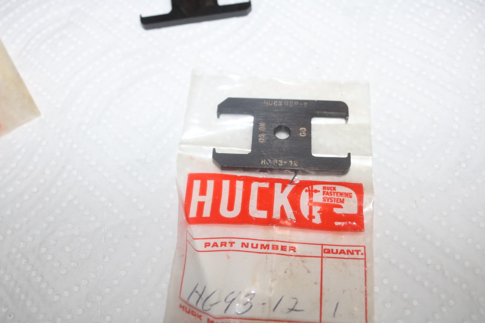 NOS Huck go no go inspection gage HG93-12