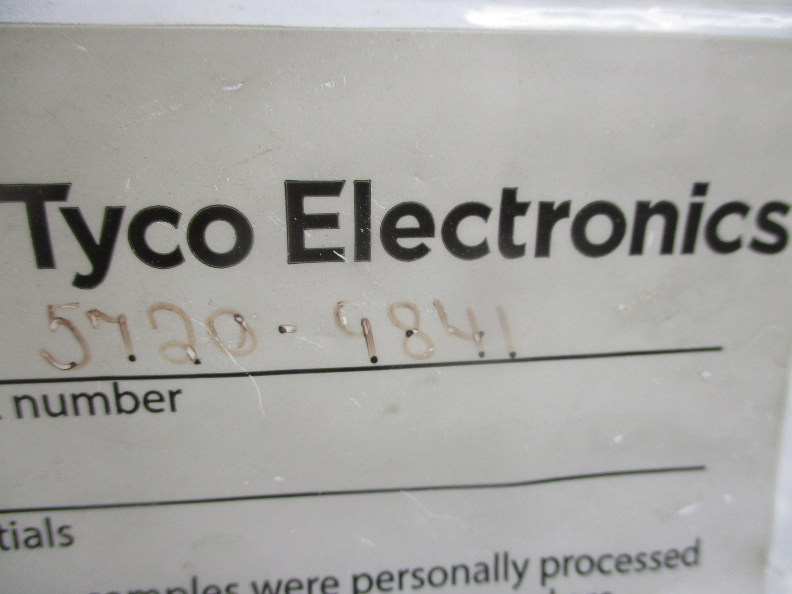 TYCO ELECTRONICS 5720-9841 RESISTOR PKG OF 3 NSMP