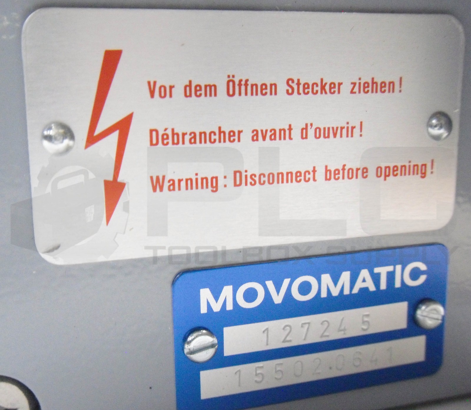 NEW MOVOMATIC 1272465 MEASUREMENT CONTROL 15502.0641 230V