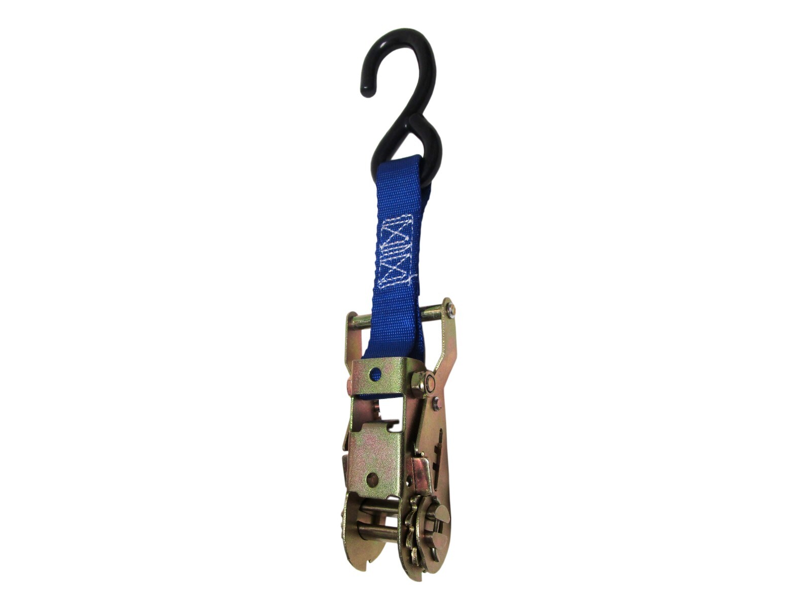 1″ x 8′ ft Ratchet Tie Down Strap Blue S Hook Trailer ATV Cargo Pack of 8