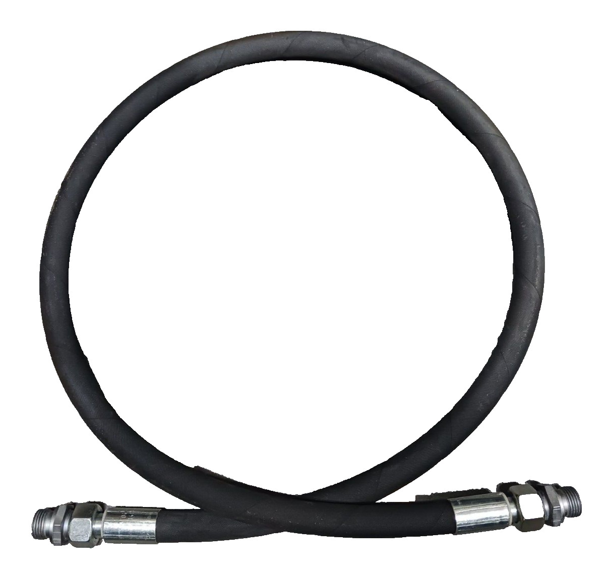 LWM Hose EN854 3TE DN12, 1/2″, WP 93 Bar, With Adapters (1/2″ x 58″ Long)