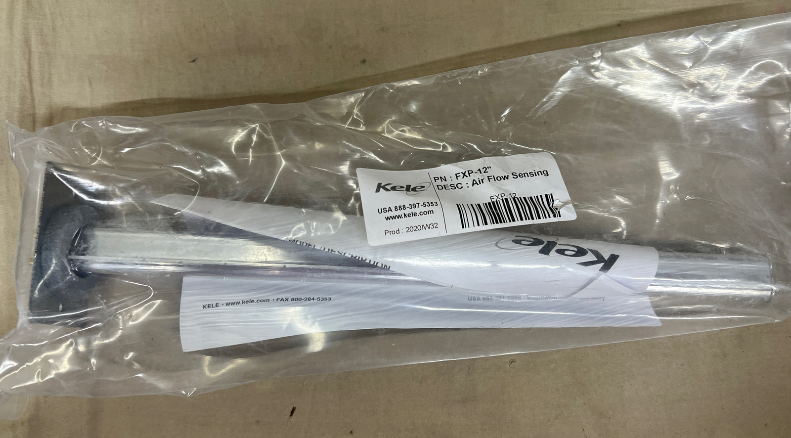 Kele Differential Pressure Air Velocity Sensor FXP-12