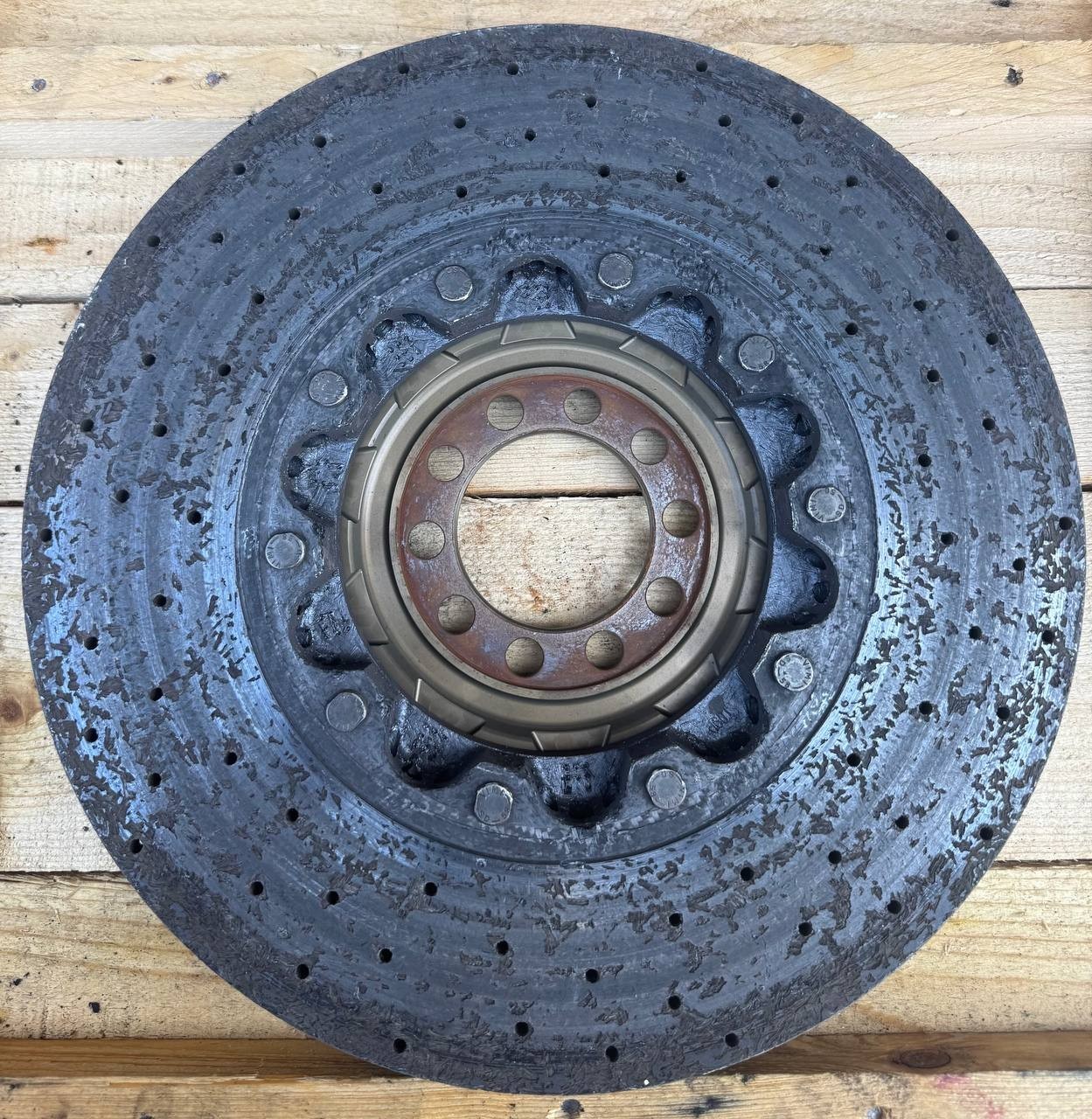 Ferrari 458 Challenge Front Carbon Ceramic Brake Rotor Disc OEM Used