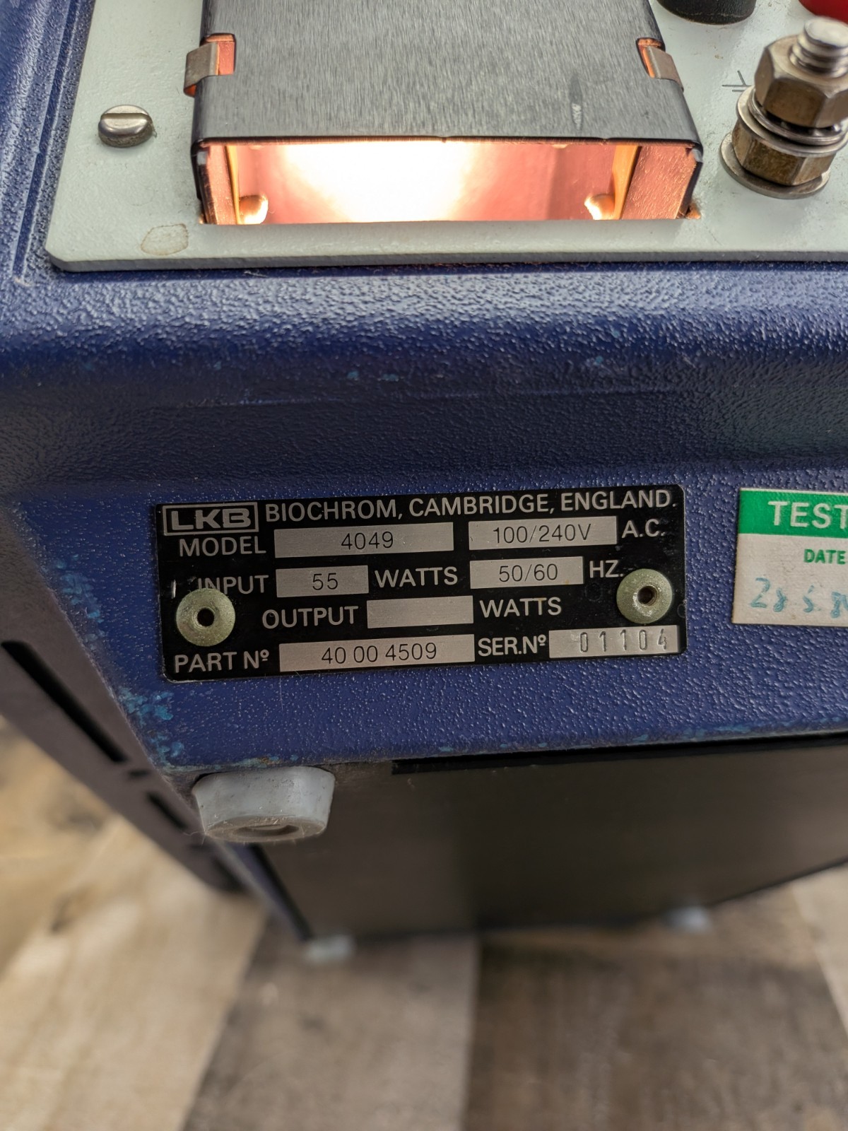 LKB Biochrom 4049 Novaspec Spectrophotometer Photometer