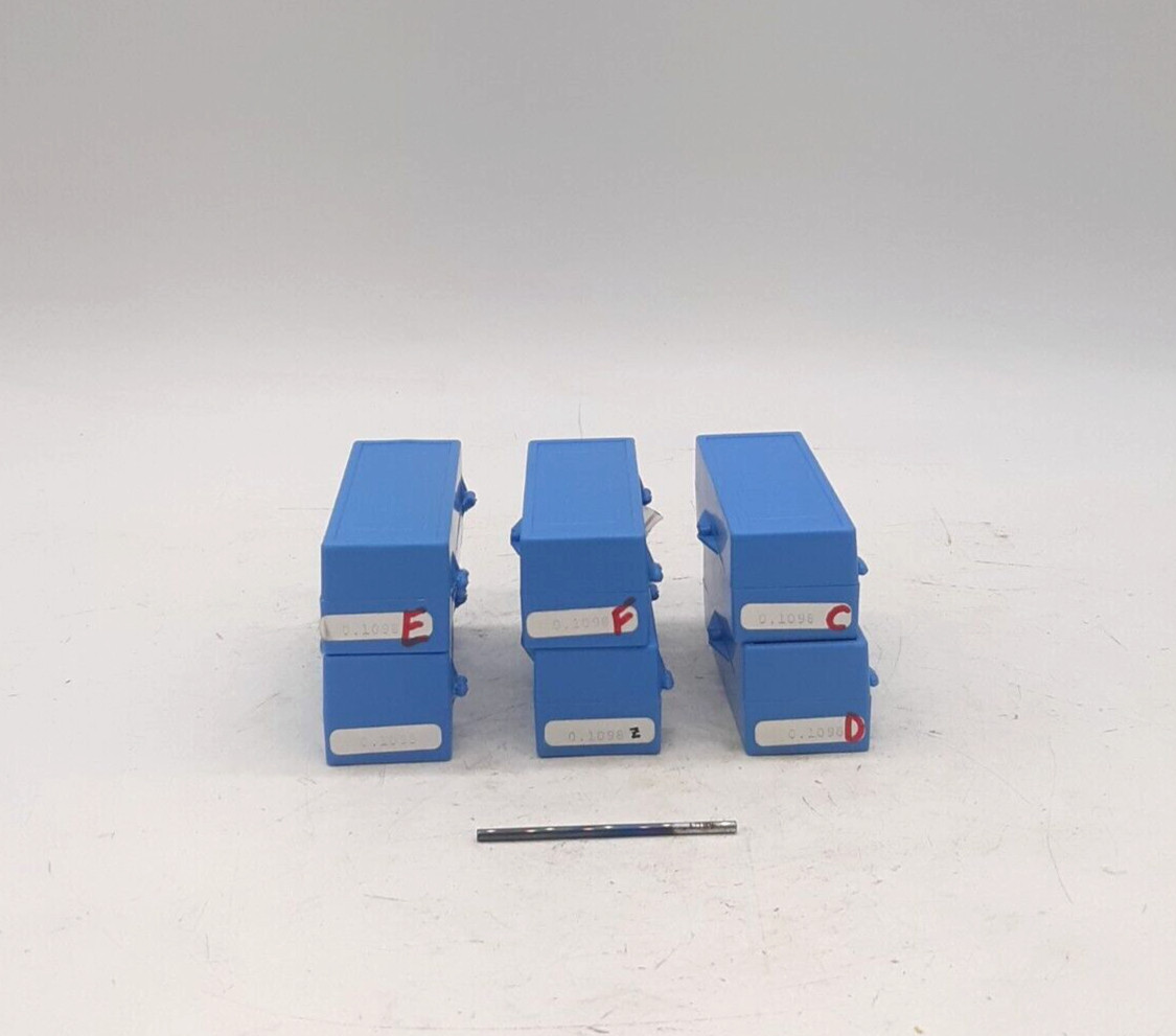Deltronic 0.1098 Class X Plus Pin Gage – Lot of 6