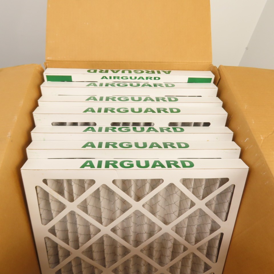 Airguard MX40-STD2-203 Merv 8 Pleated Panel Air Filter 20″ x 20″ x 2″ Lot Of 8