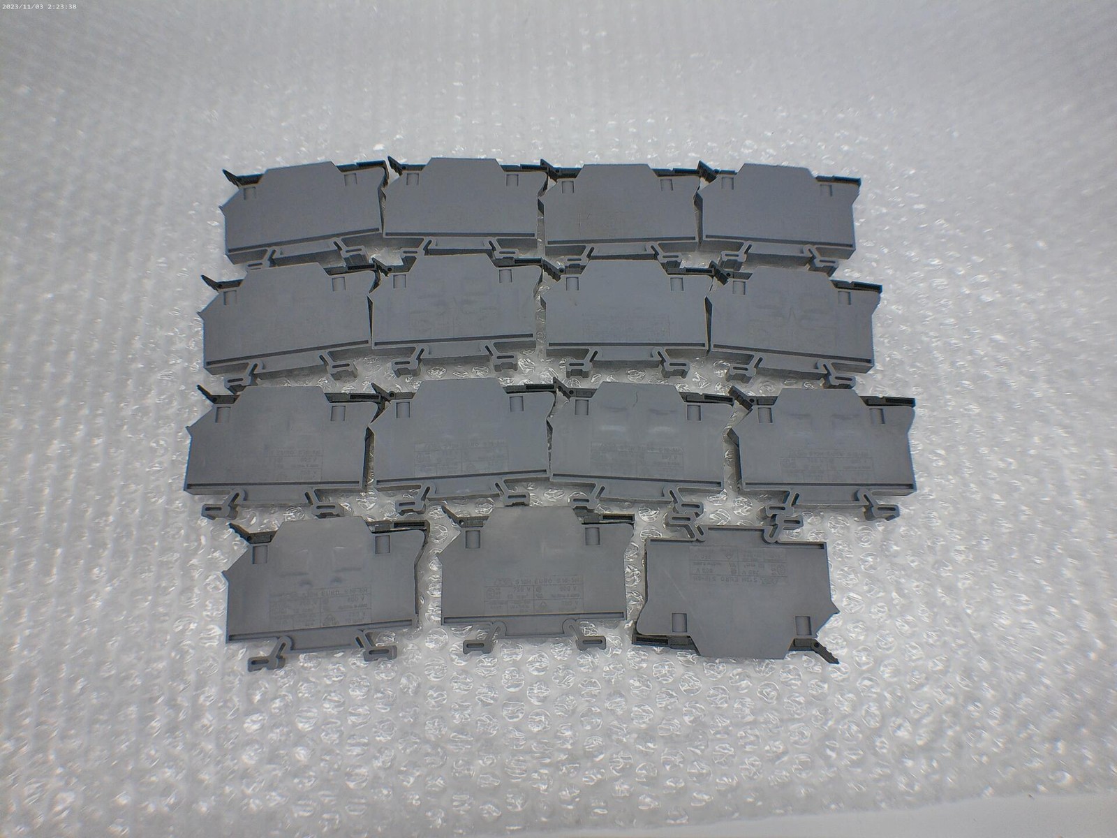 MORSETTITALIA S10H EURO S10-5H TERMINAL BLOCK LOT OF 15 UNMP